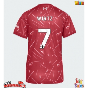 Liverpool Florian Wirtz #7 Replica Home Stadium Shirt for Women 2026-27 Short Sleeve